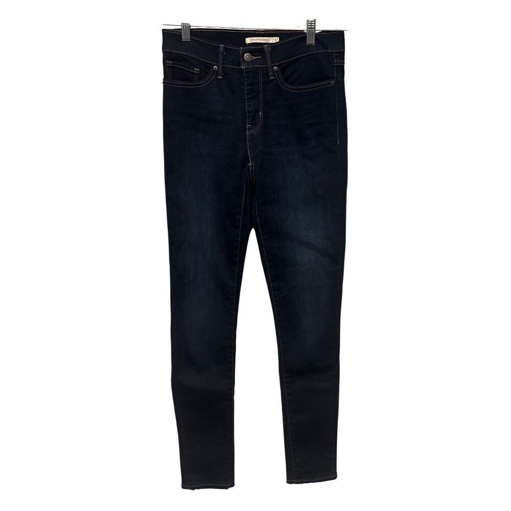 LEVI'S Womens 311 Shaping‎ Skinny Jeans Size 4 W27 L31 Dark Wash Blue